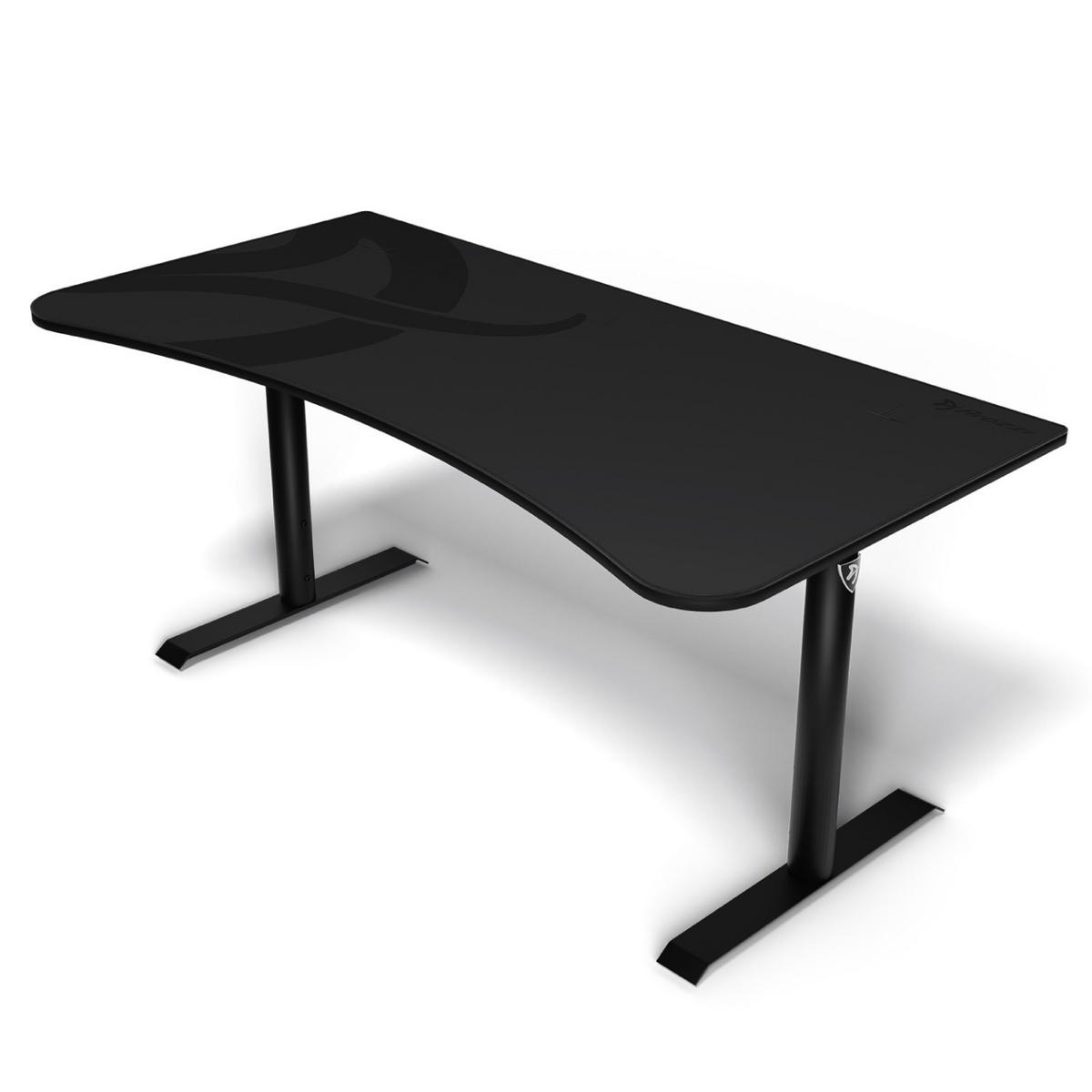 GAMINGTISCH Arena 160/82/71-81 cm Dunkelgrau - Dunkelgrau/Schwarz, Metall (82/160/71cm) - Arozzi