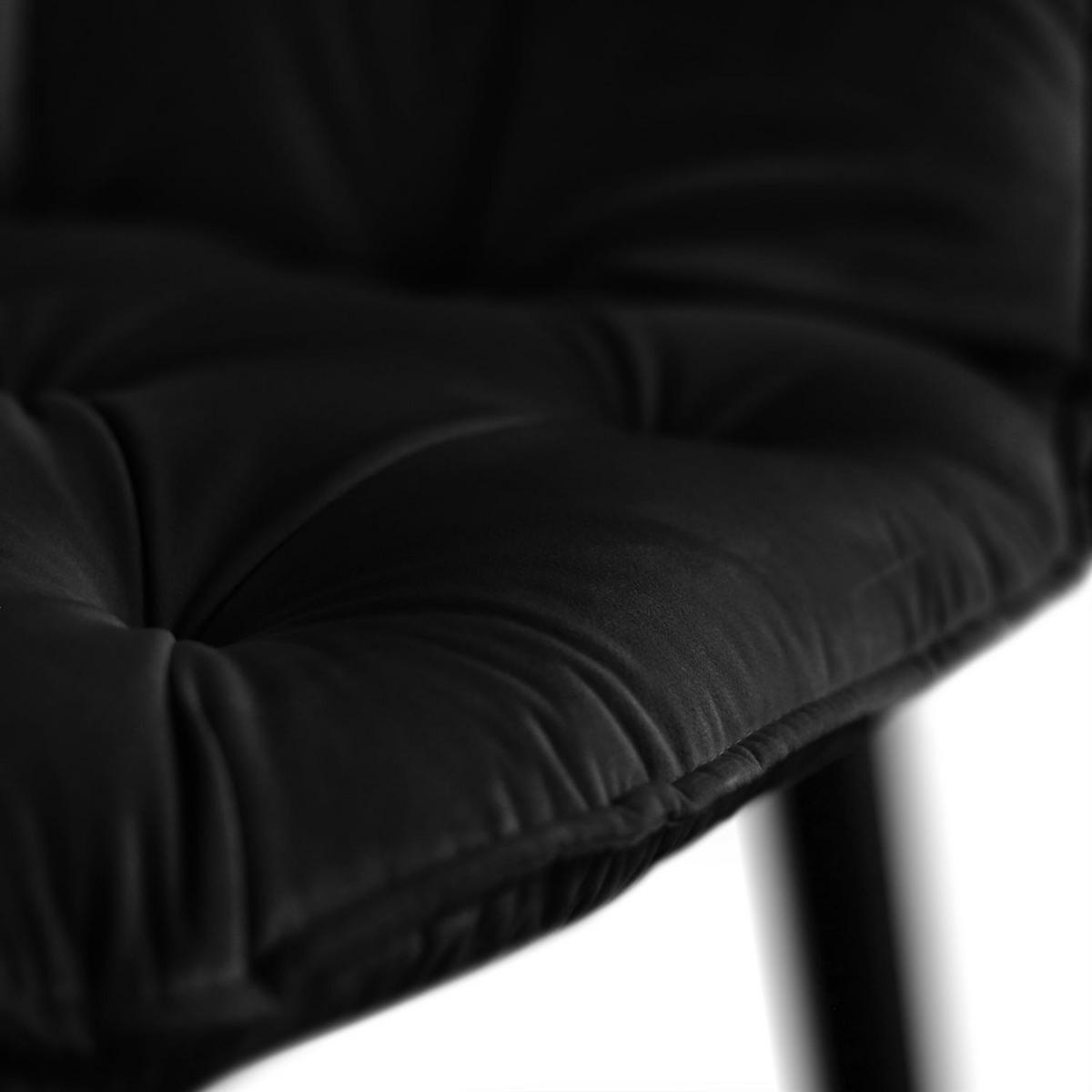 ARMLEHNENSTUHL TOKIO - Schwarz, Textil (60/96/46cm) - Lookway