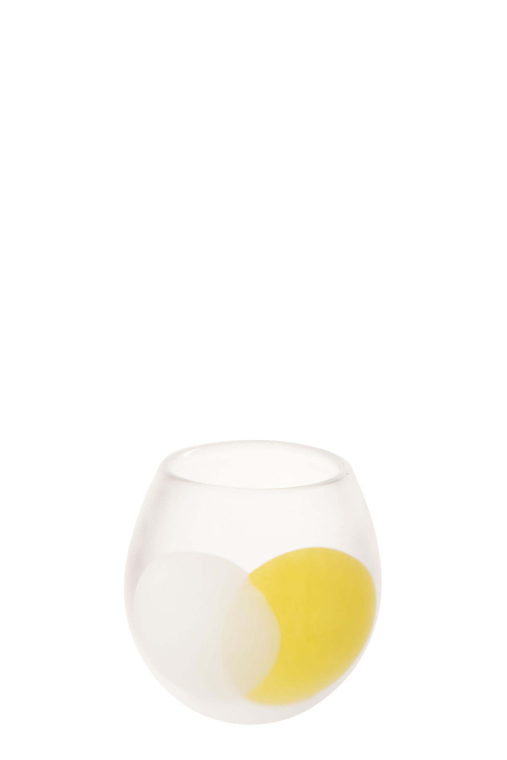 WINDLICHT BALL Weiß - Weiß, Glas (14.5/14cm) - J-Line