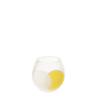 WINDLICHT BALL Weiß - Weiß, Glas (14.5/14cm) - J-Line