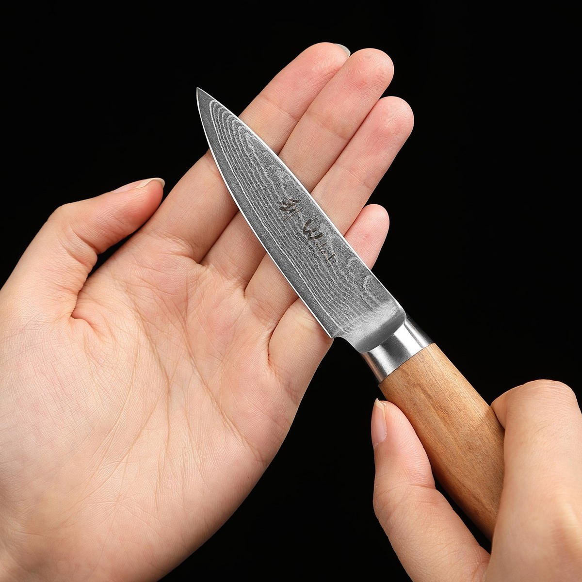 OFFICEMESSER 8,5 cm - Braun, Holz/Metall (20cm) - Wakoli