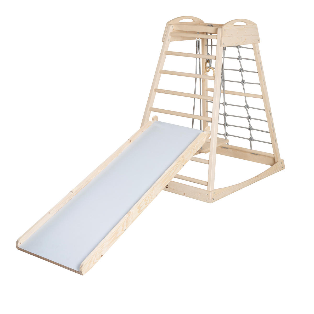 SPIELTURM Montessori - Naturfarben, Holz (83/127.5/110.5cm) - Roba