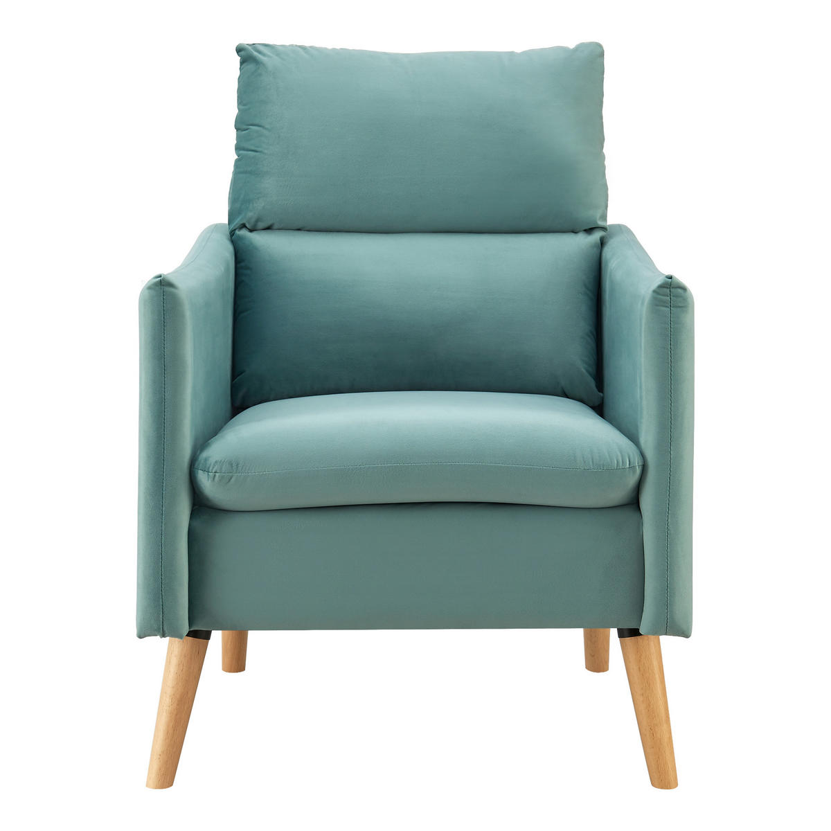 POLSTERSESSEL Eitting - Grün, Textil (64/85/77cm) - [en.casa]