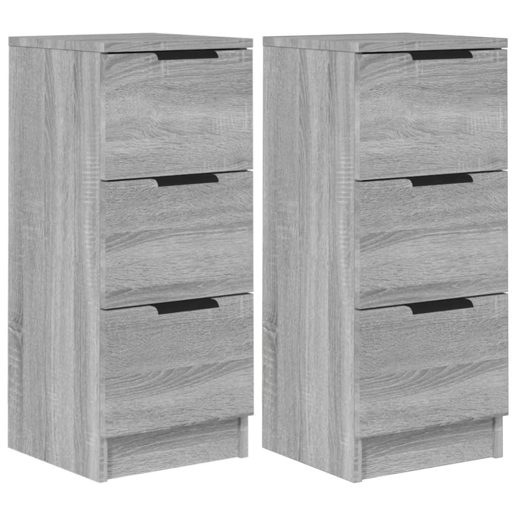 vidaXL Sideboards Silbereichen 30x70x30 cm