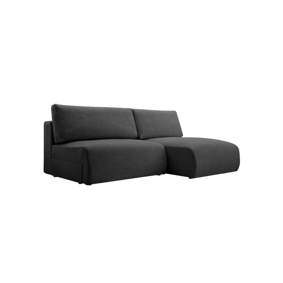 ECKSOFA Ripley mit Schlaffunktion, Anthrazit - Anthrazit, Textil (223/150cm) - Fedve