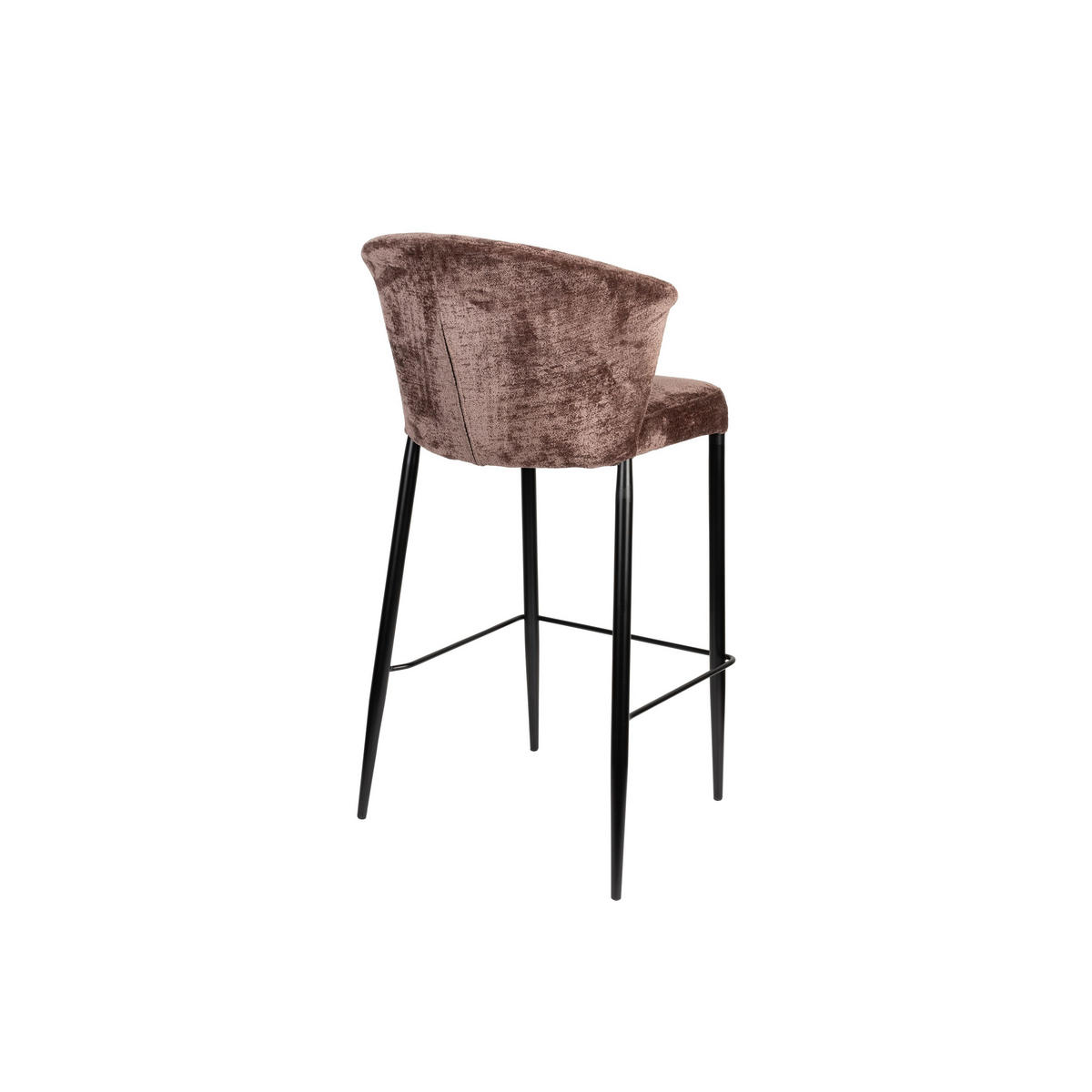 BARHOCKER Georgia Rückenlehne 73 cm Lila - 2 er Set - Flieder, Holz (54/101/56cm) - Dutchbone