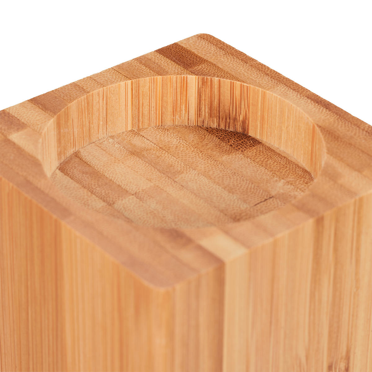 4XMÖBELERHÖHER - Hellbraun, Holz (14.5/15.5/14.5cm) - Relaxdays