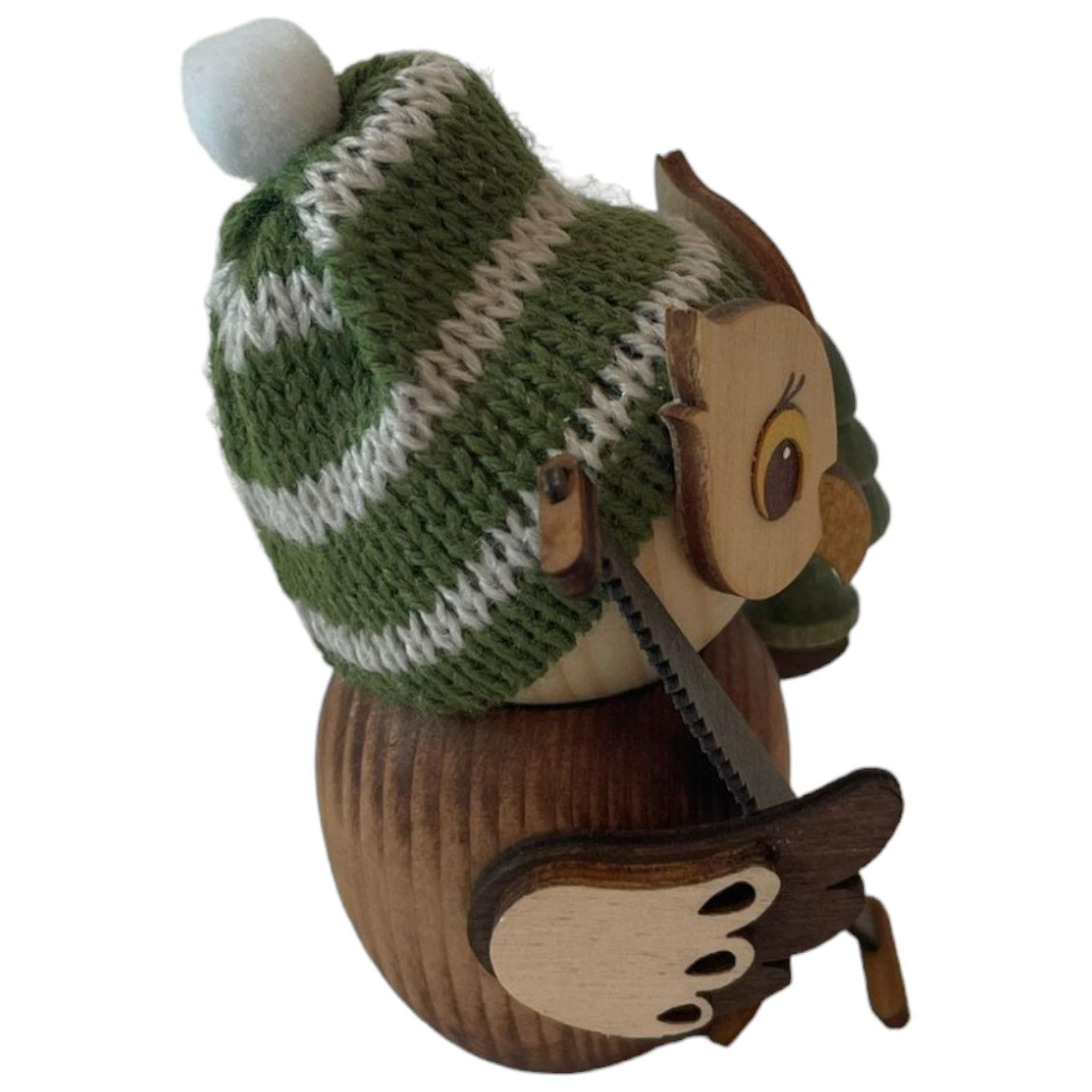 HOLZFIGUR Minieule Waldarbeiter 7 cm - Multicolor, Holz (5/1/5cm)