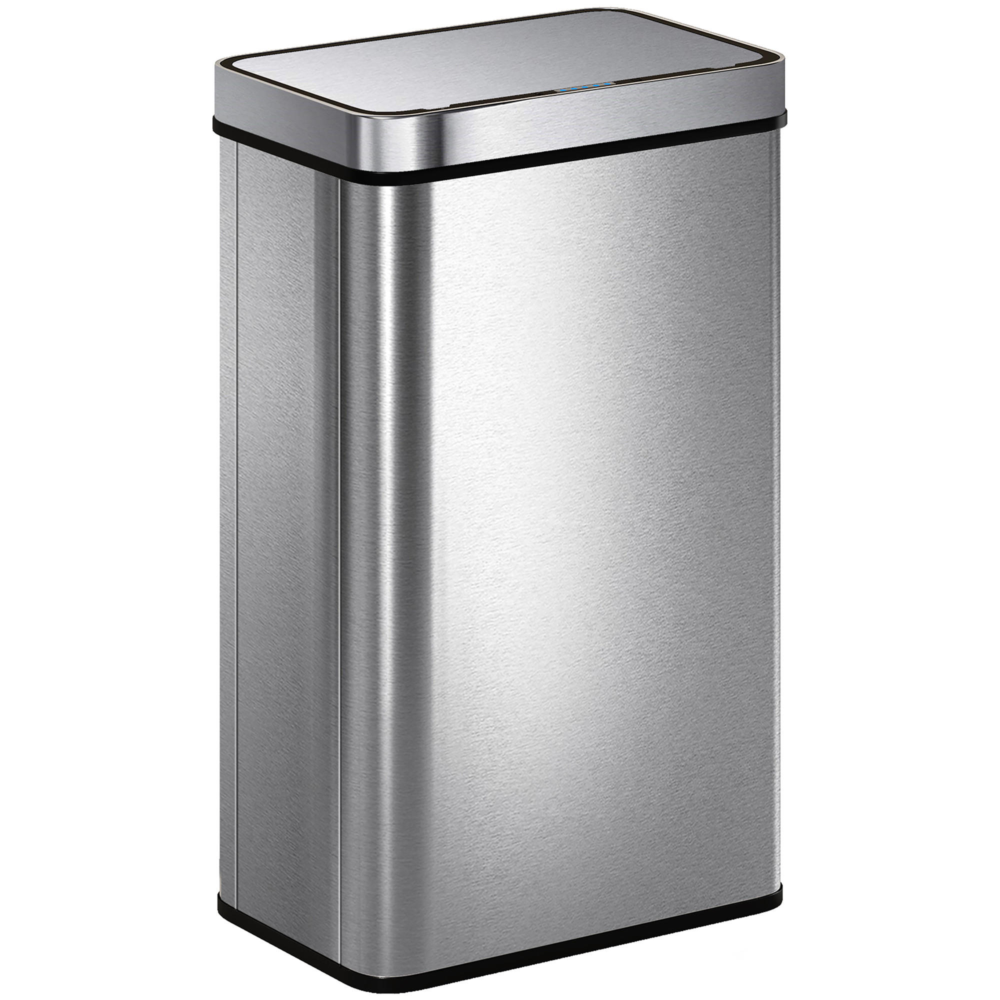 MÜLLEIMER DE-08909 60 L mit Bewegungssensor & Soft-Close Silber - Silberfarben, Metall (27/66/39cm) - ComfortXL