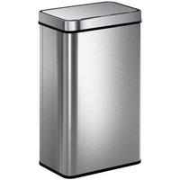 MÜLLEIMER DE-08909 60 L mit Bewegungssensor & Soft-Close Silber - Silberfarben, Metall (27/66/39cm) - ComfortXL