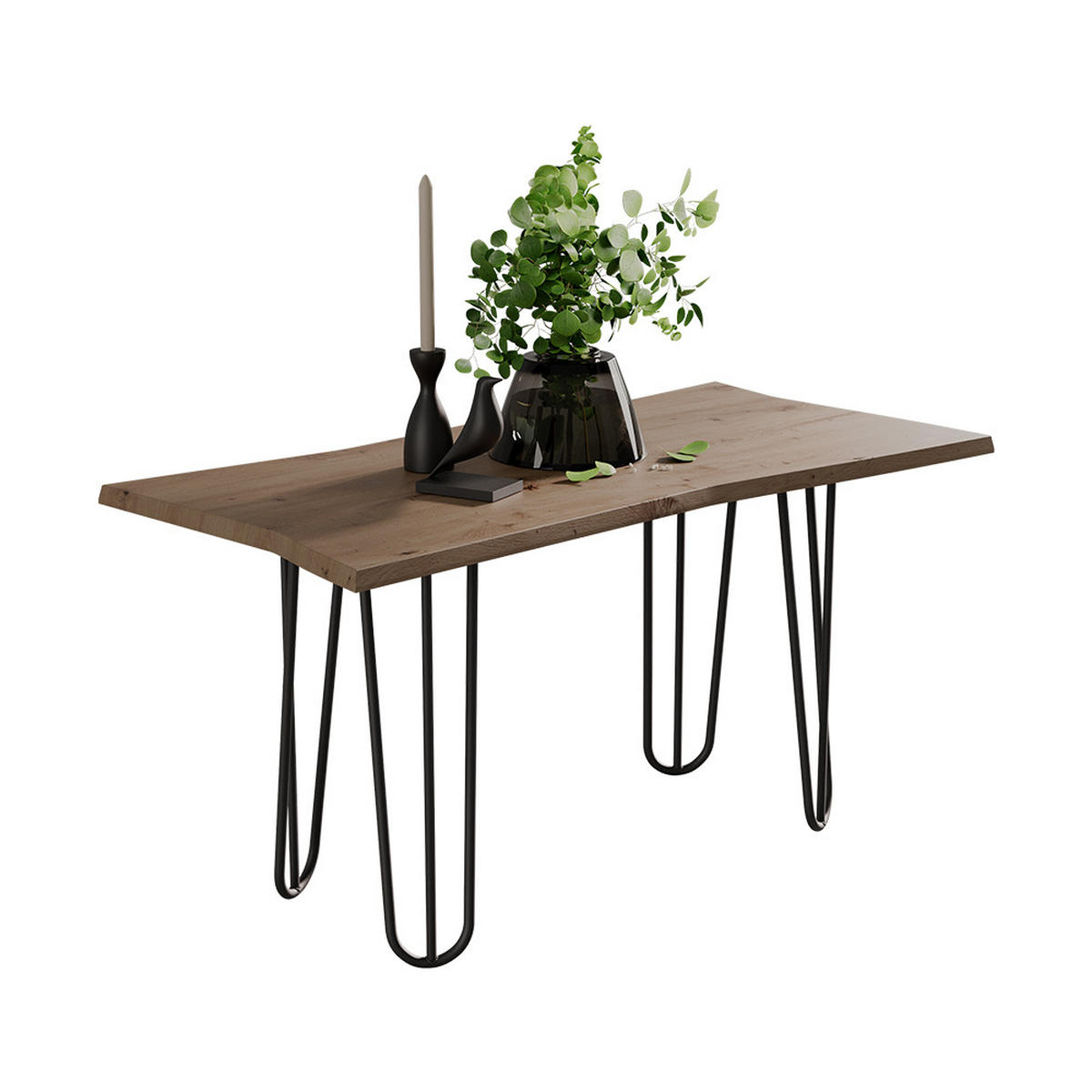 COUCHTISCH Yan Artisan 80 x 40 cm - Hellgrau, Holzwerkstoff (40/80/40cm) - Vicco