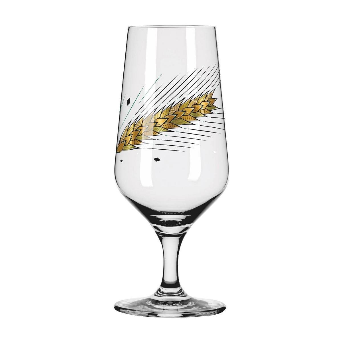 BIERGLÄSER GERSTE Brauchzeit transparent 374 ml 2er Set - Transparent, Glas (0.374L) - Ritzenhoff