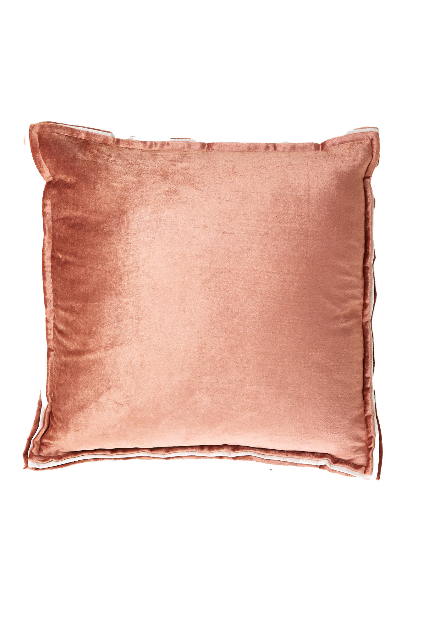 DEKOKISSEN Baxley Rosa 45/45/10 cm - Pink, Textil (45/45cm) - Light & Living