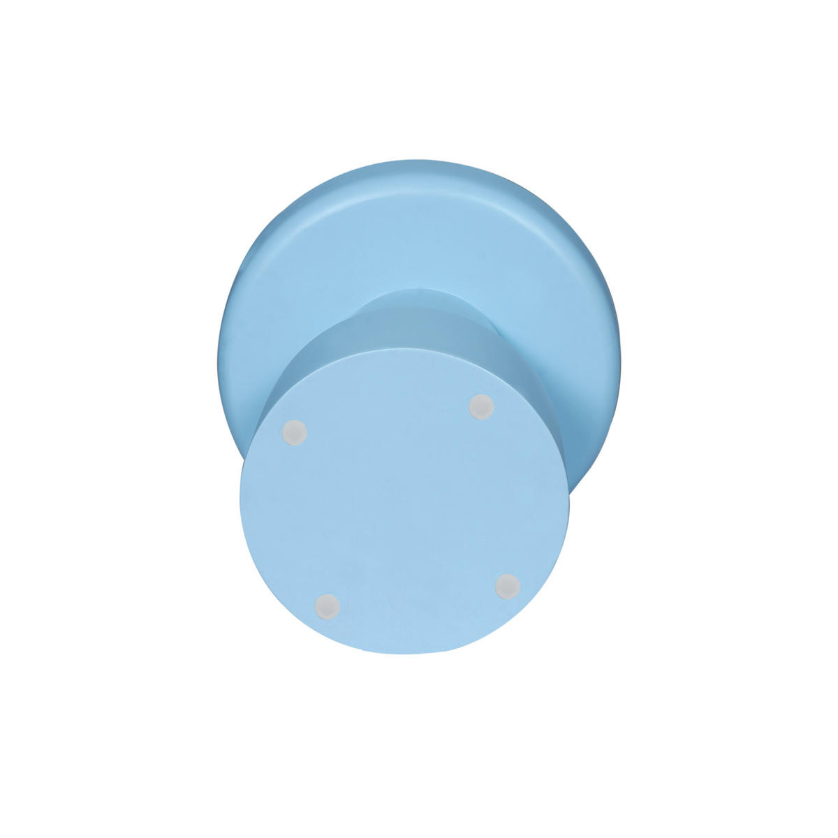 BEISTELLTISCH Drum Blau 40/40/42 cm - Blau, Holz (40/40/42cm) - Starfurn