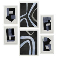 POSTER Set Mit 6 Wiegenschläge A3 & A4 Weißer Rahmen - Weiß, Papier (29/3cm) - Nacnic