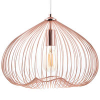 HÄNGELEUCHTE Tordino 38/38/115 cm - Kupferfarben, Metall (38/38/115cm) - Beliani