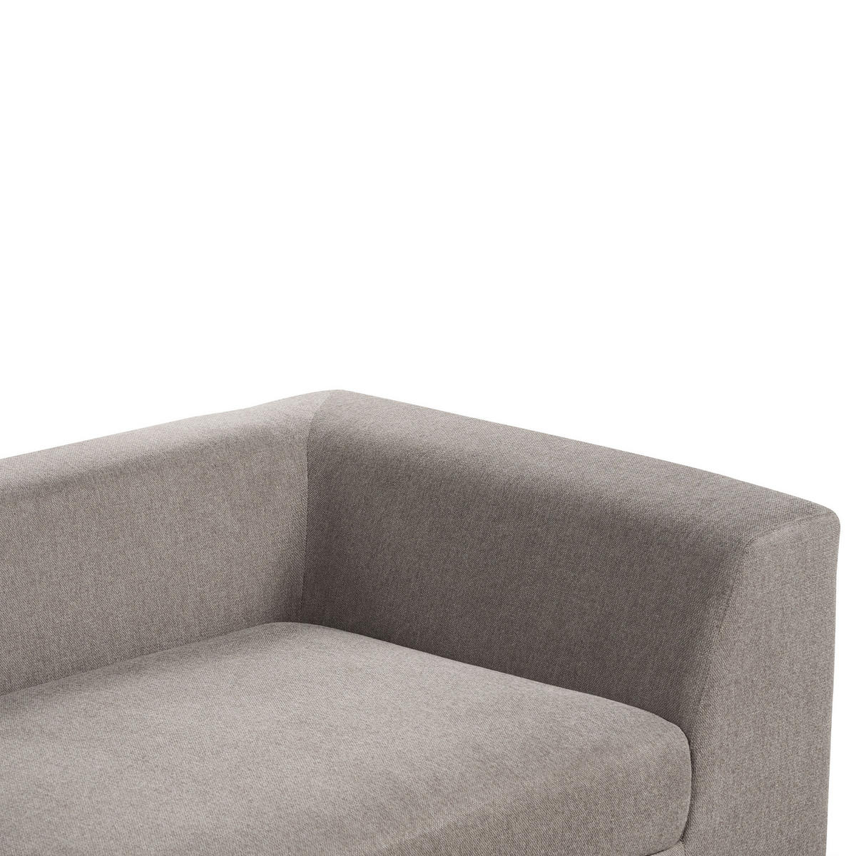 3-SITZER-SOFA braun mit Kissen Lermon - Braun, Textil (260/59/100cm) - Beliani