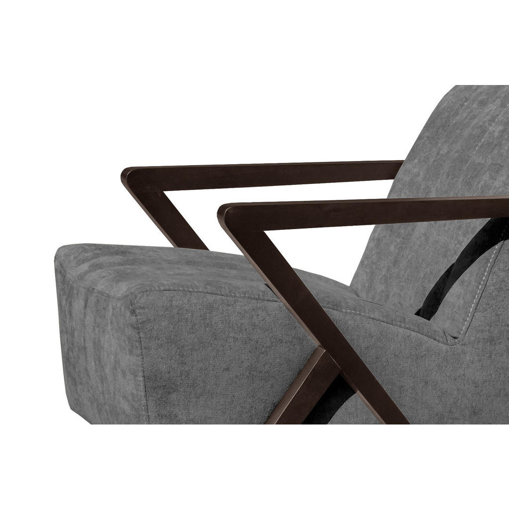 Thumbnail - Courtois Laville Sessel, Grau, Textil, Rechteckig, 65x82x79 cm, Esszimmer, Stühle, Esszimmerstühle, Armlehnenstühle