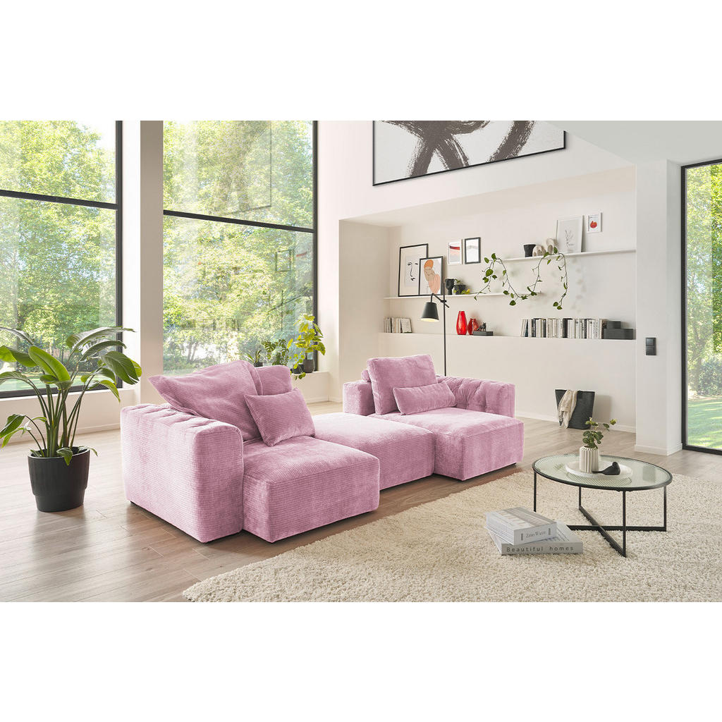 Thumbnail - Kawola Flatterkissen, Pink, Textil, 95x95 cm, Wohntextilien, Kissen, Dekokissen