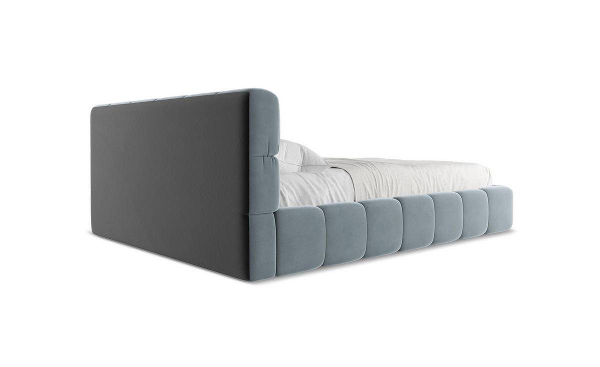 POLSTERBETT mit Bettkasten und Lattenrost 180x225 Creme - Perlmutt/Creme, Kunststoff/Textil (140/200cm) - Makamii