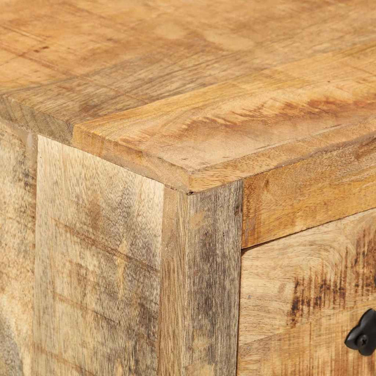 SIDEBOARD 60/30/76 Cm Massivholz Mango - Braun, Holz (30/76/60cm) - vidaXL