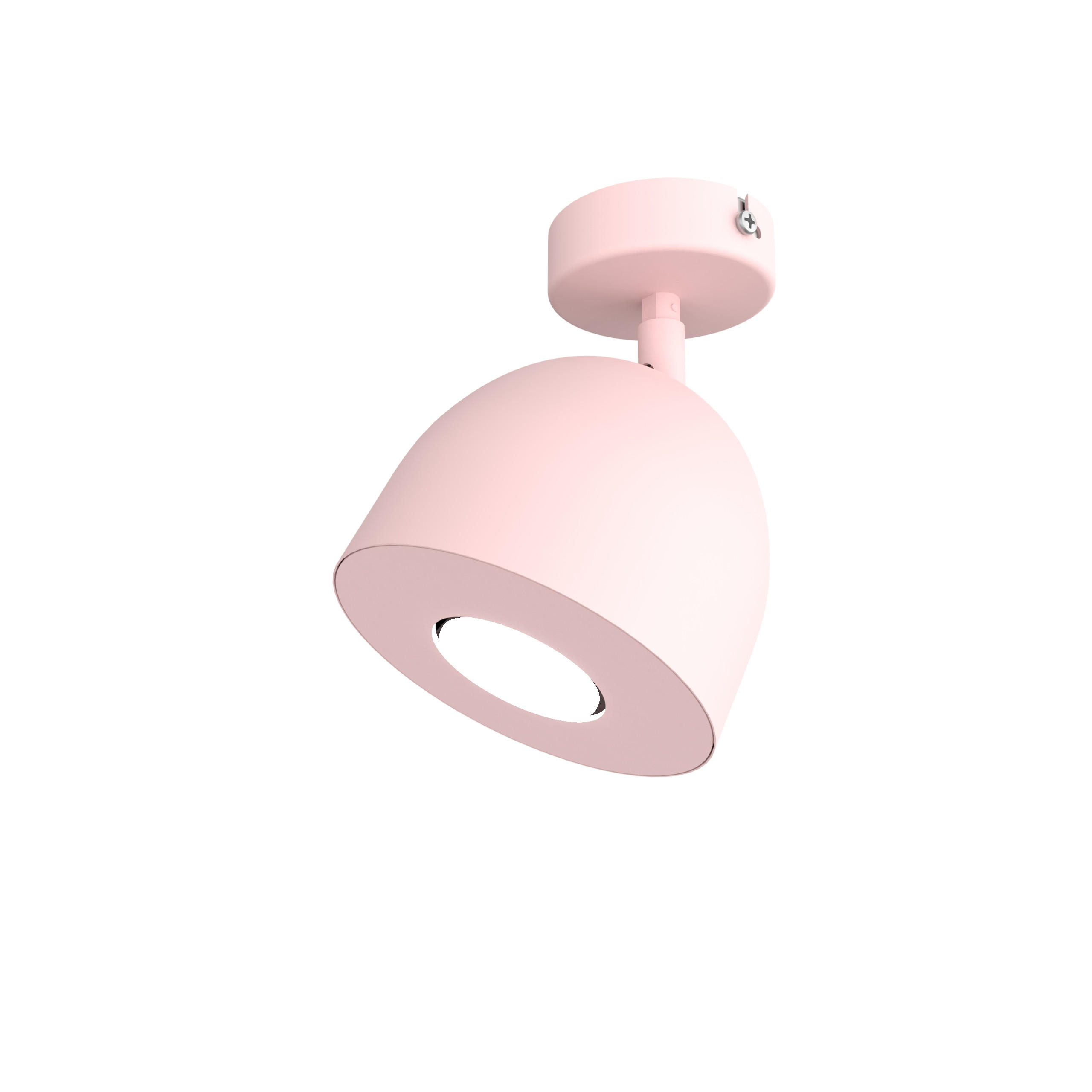 DECKENLEUCHTE - Pink, Metall (8/8/18cm) - Lumicom