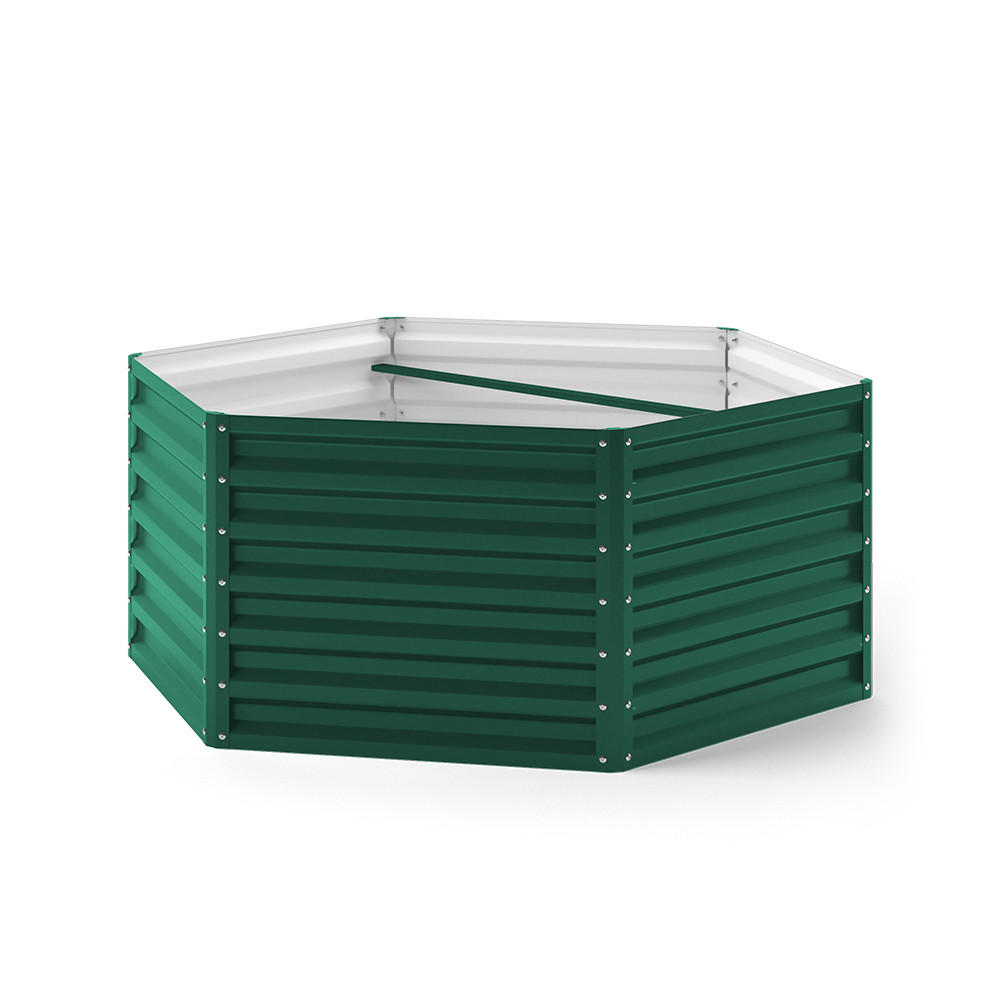 HOCHBEET Grün 148.5 x 129 cm - Grün, Metall (148.5/60/129cm) - OK-Living