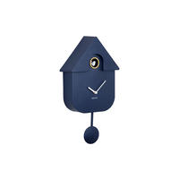 WANDUHR Modern Cuckoo 8.5/21.5/41 cm - Blau, Kunststoff (21.5/41/8.5cm) - Karlsson