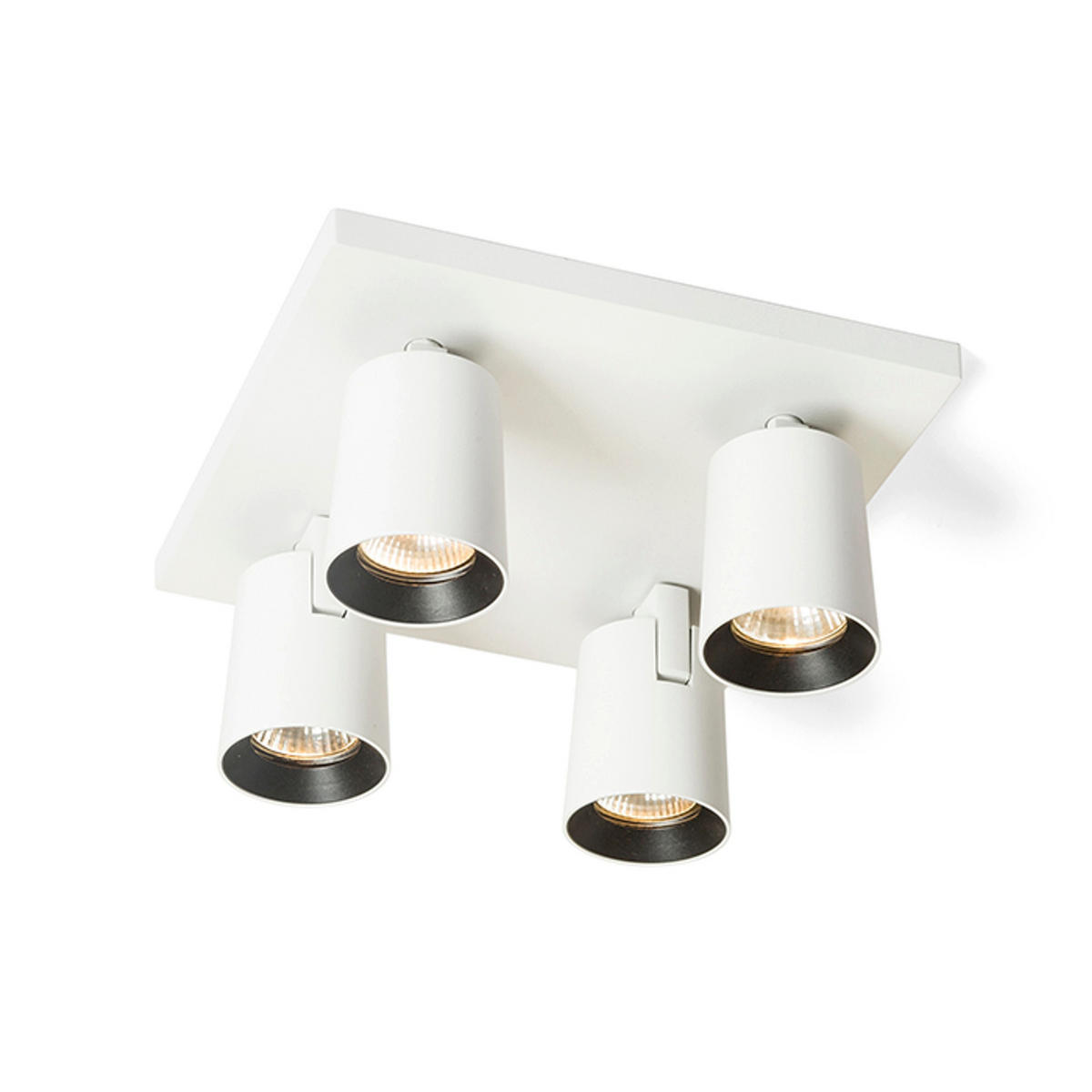 DECKENLEUCHTE KENNY IV Weiß 32 W - Weiß, Metall (30/30/20cm) - Rendl