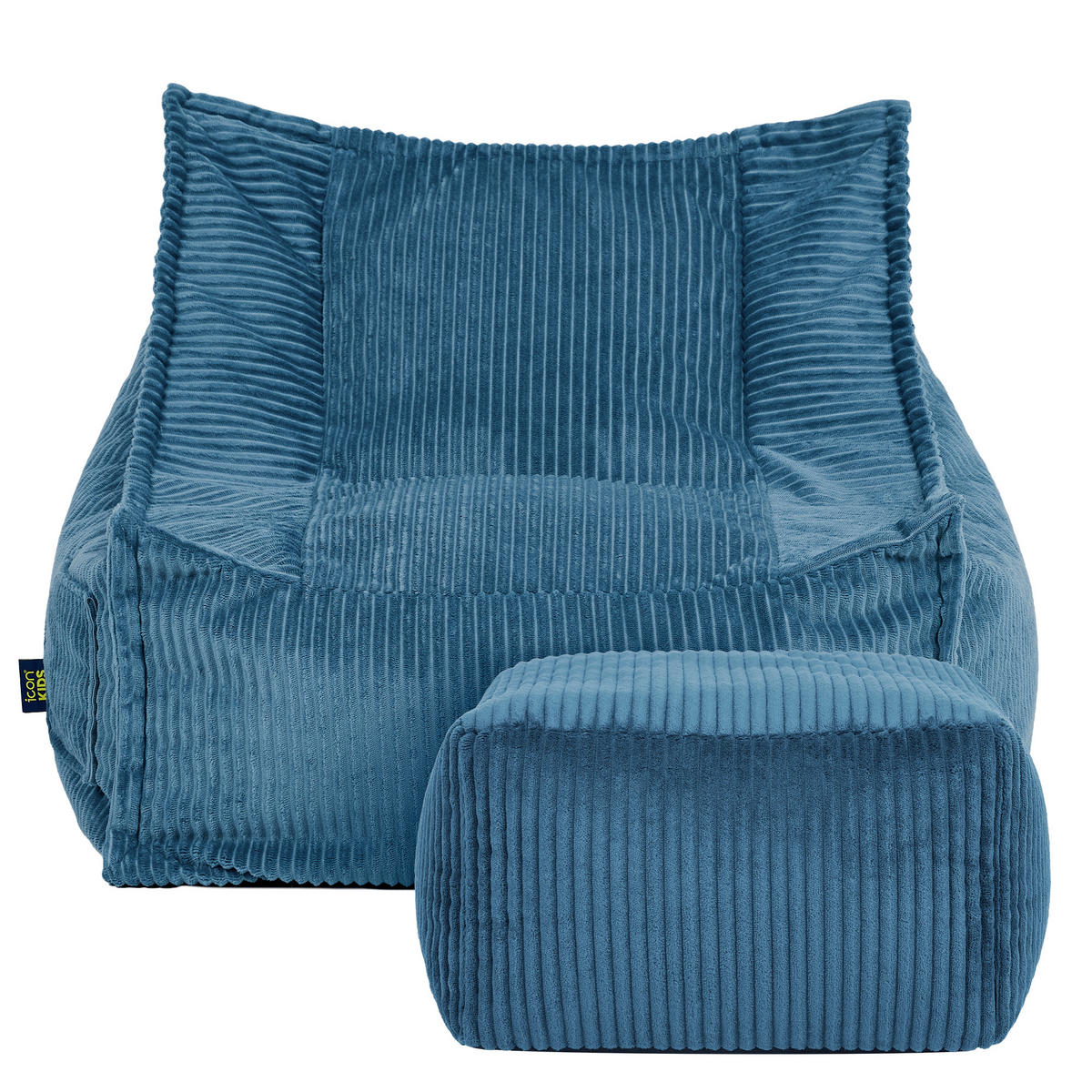 KINDERSITZSACK mit Hocker Alto - Blau, Textil (67/60/67cm) - icon