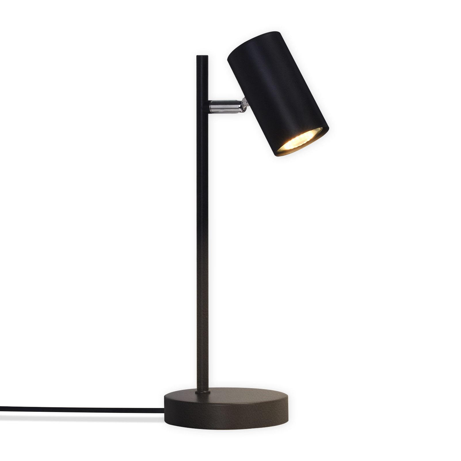 TISCHLEUCHTE Nathanson - Schwarz, Metall (12/13/35cm) - Nettlife