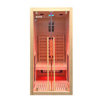INFRAROTKABINE SONORA S - Größe: S - Naturfarben, Holz (90/190/90cm) - Home Deluxe