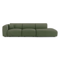 SOFA 5-Sitzer Rastergewebe Olivgrün 310cm - Olivgrün/Grün, Textil (310/73/96cm) - Sia Home