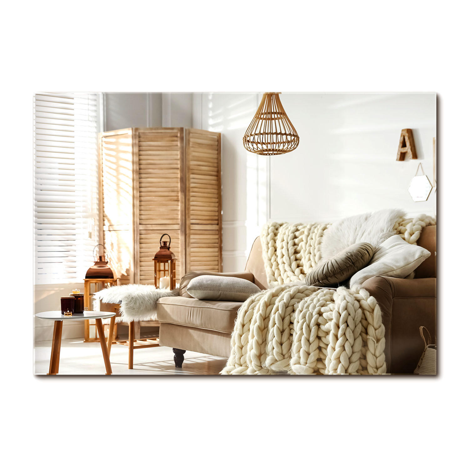 Wallfluent Spiegel Transparent 100x70x0.4 cm