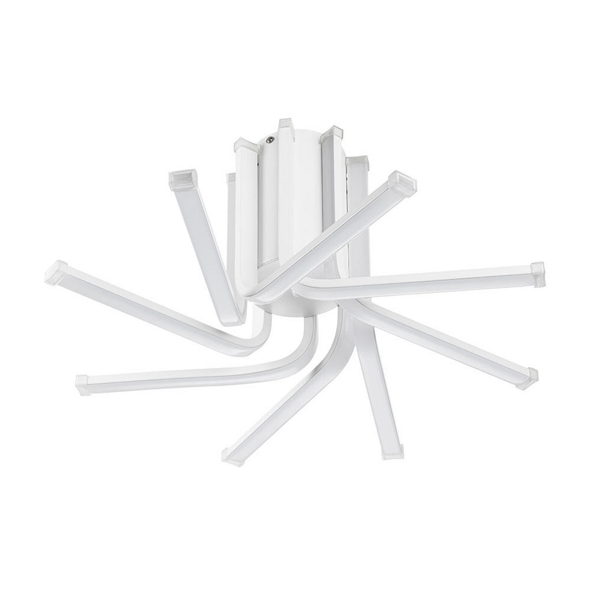 LED DECKENLEUCHTE LINCOLN Metall Weiß - Weiß, Metall (49/49/21cm)