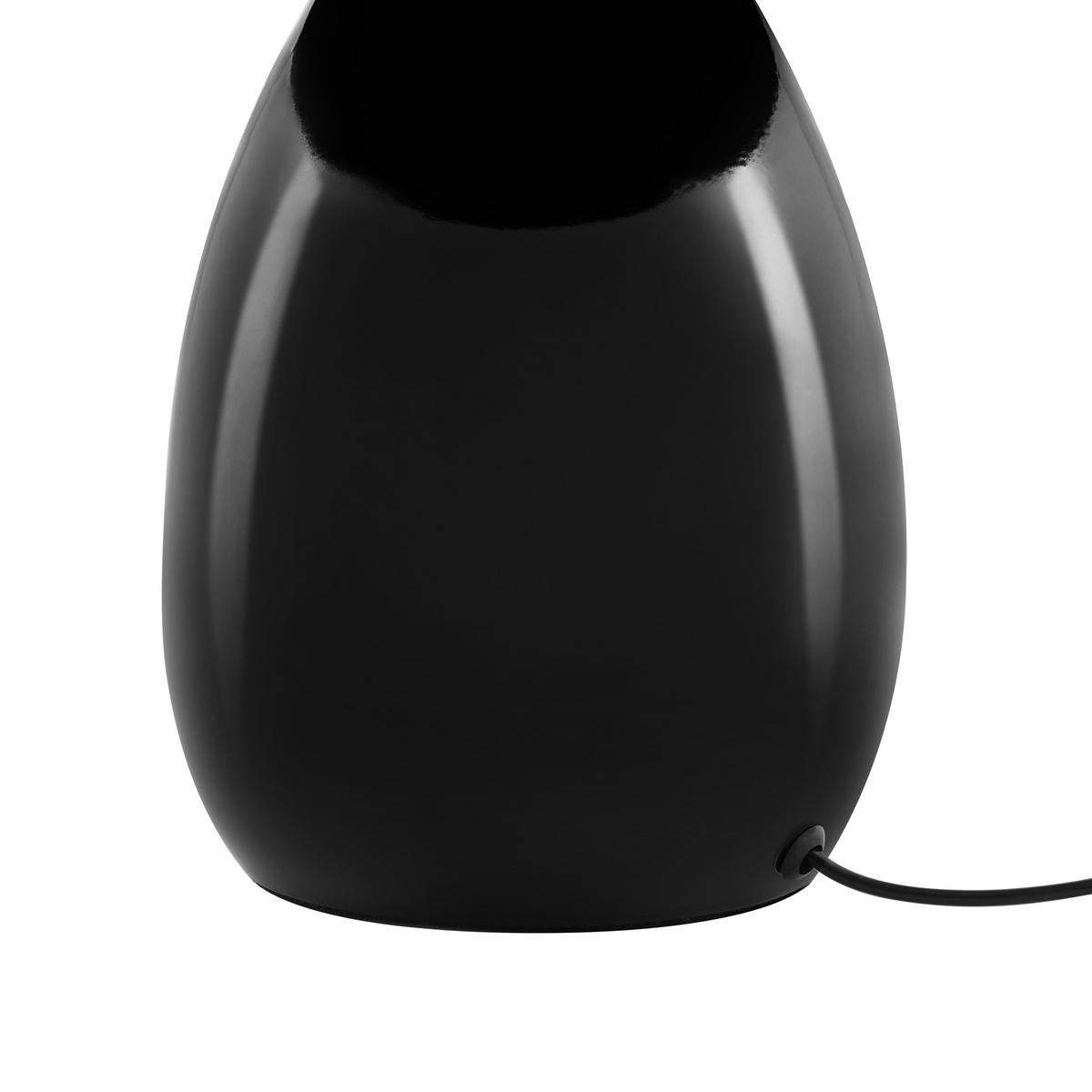 TISCHLAMPE Metall Schwarz Sigi - Schwarz, Metall (30/30/30cm) - Beliani