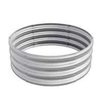 HOCHBEET 81.5/81.5/13 cm Silber - Silberfarben, Metall (80/30/80cm) - Oxeza