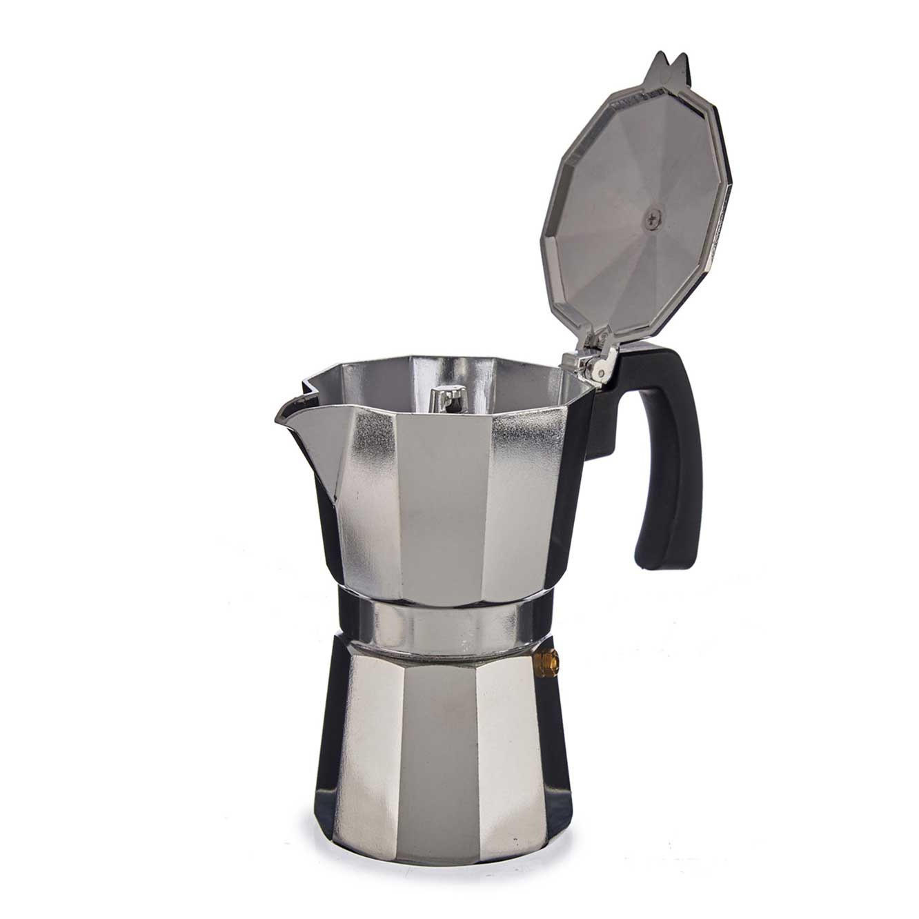 ESPRESSOKOCHER Aluminium Arco 150 ml - Silberfarben, Metall (9/15/15.5cm) - Kinvara