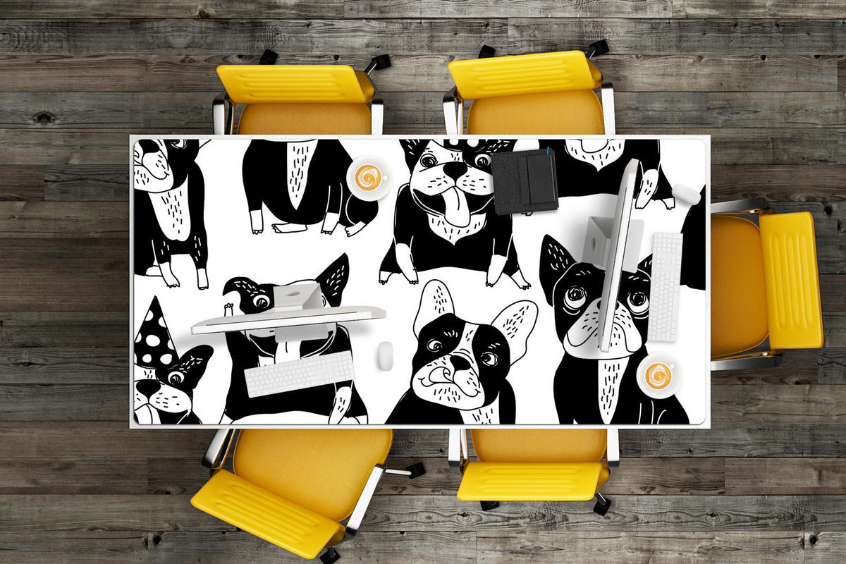 SCHREIBTISCHUNTERLAGE 100x50 cm Weiß - Weiß, Kunststoff (1.6/100/50cm) - ArtPrintCave