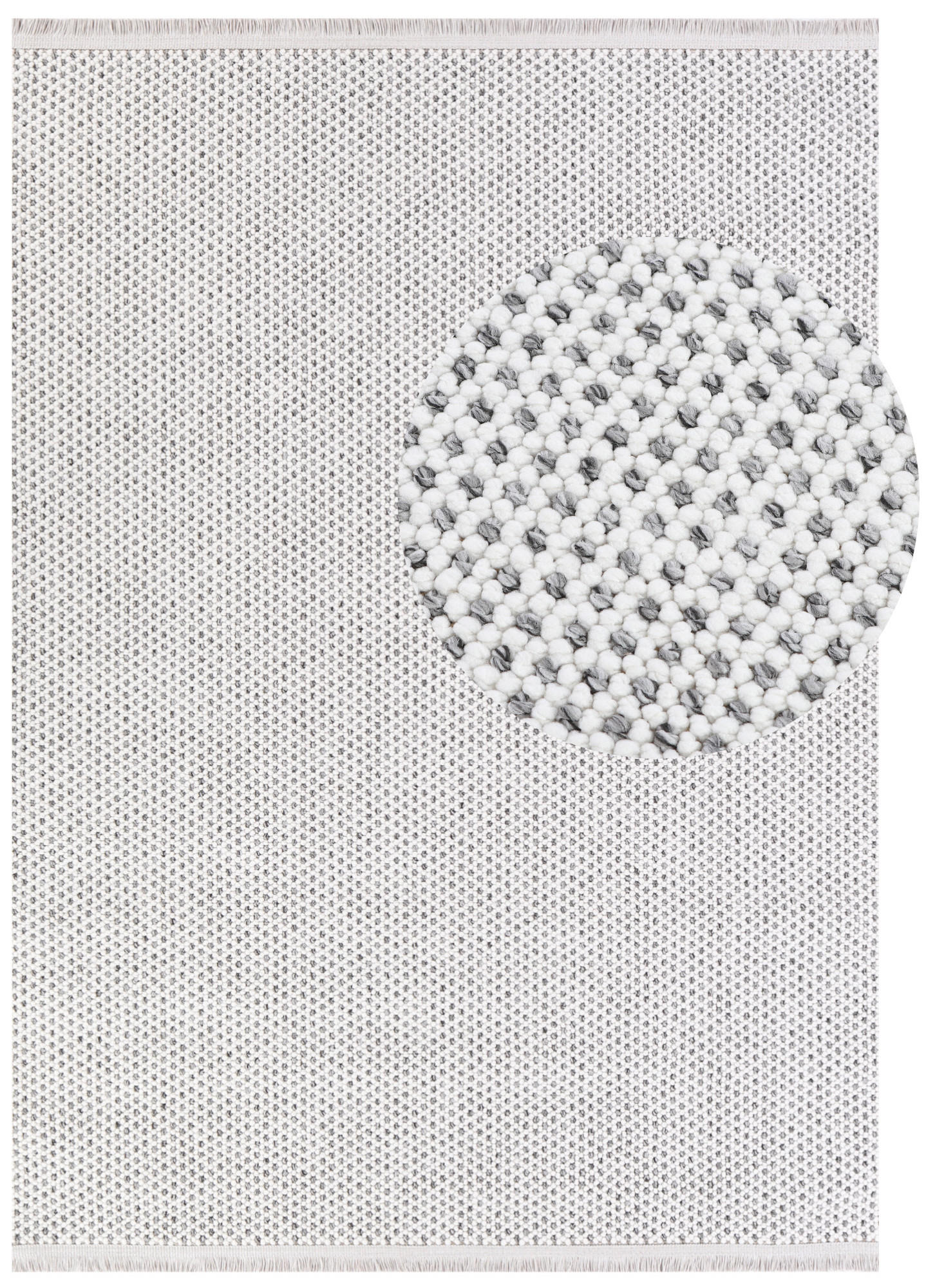 Tapiso Teppich Grau 120x170 cm