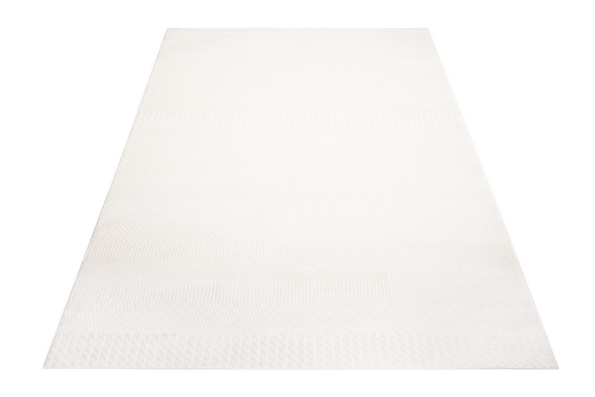 TEPPICH HERA Weiß 140/200 cm - Weiß, Textil (140/200cm) - Tapiso