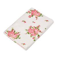 BADETUCH Blumen creme 100/150 cm - Creme, Textil (100/150cm) - Homescapes