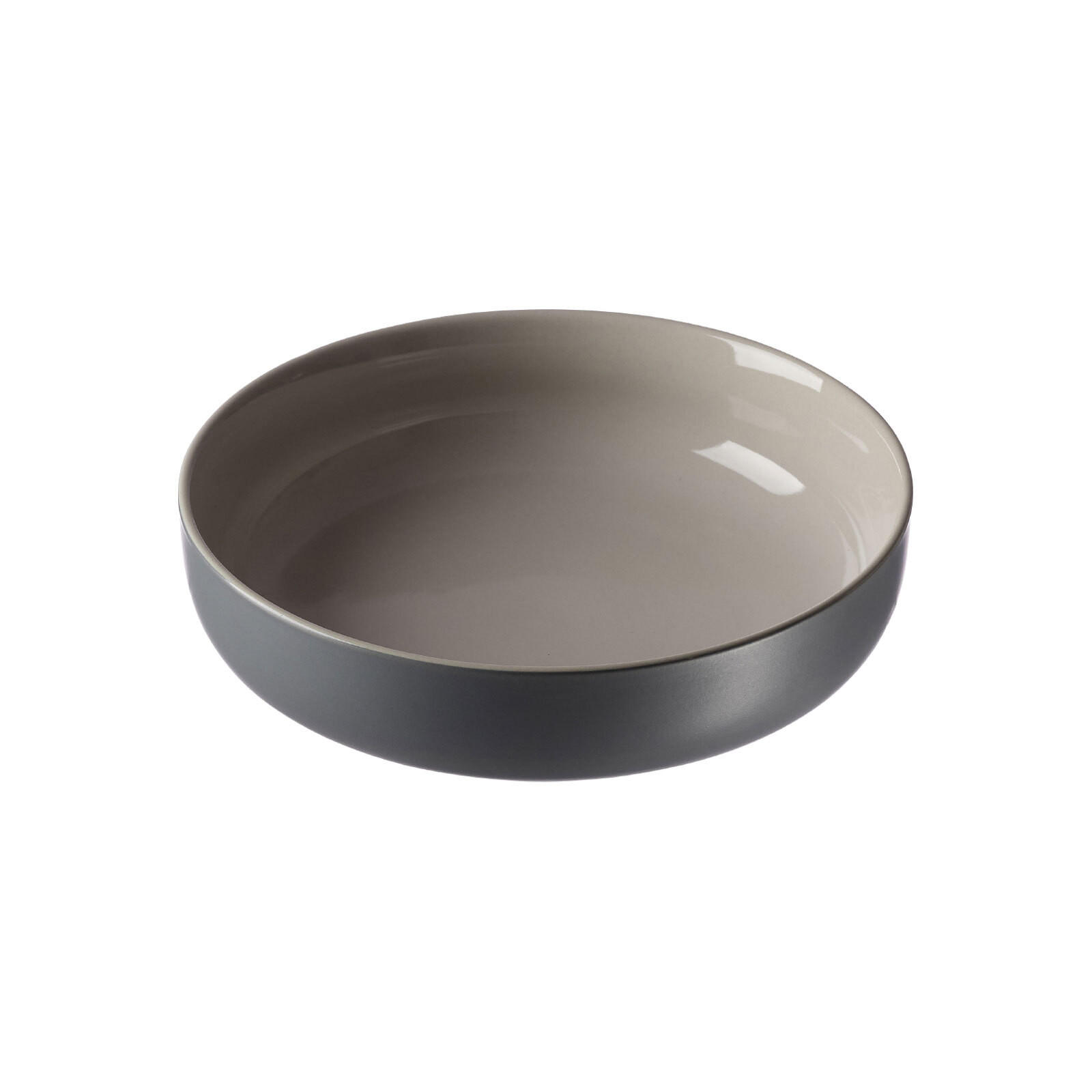TELLER UND SCHALENSET Jasper grau 18er Set - Grau, Keramik (1/1/1cm) - Ritzenhoff Breker