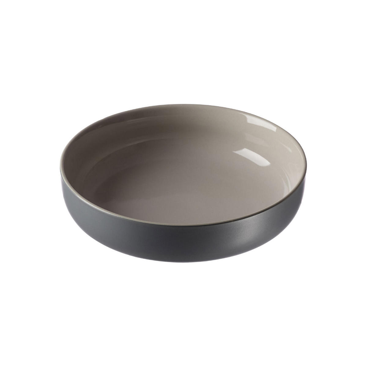 TELLER UND SCHALENSET Jasper grau 18er Set - Grau, Keramik (1/1/1cm) - Ritzenhoff Breker