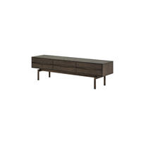 TV-MÖBEL Celeste, Braune Massiveiche - Braun, Holz (45/53/186cm) - WOODEK