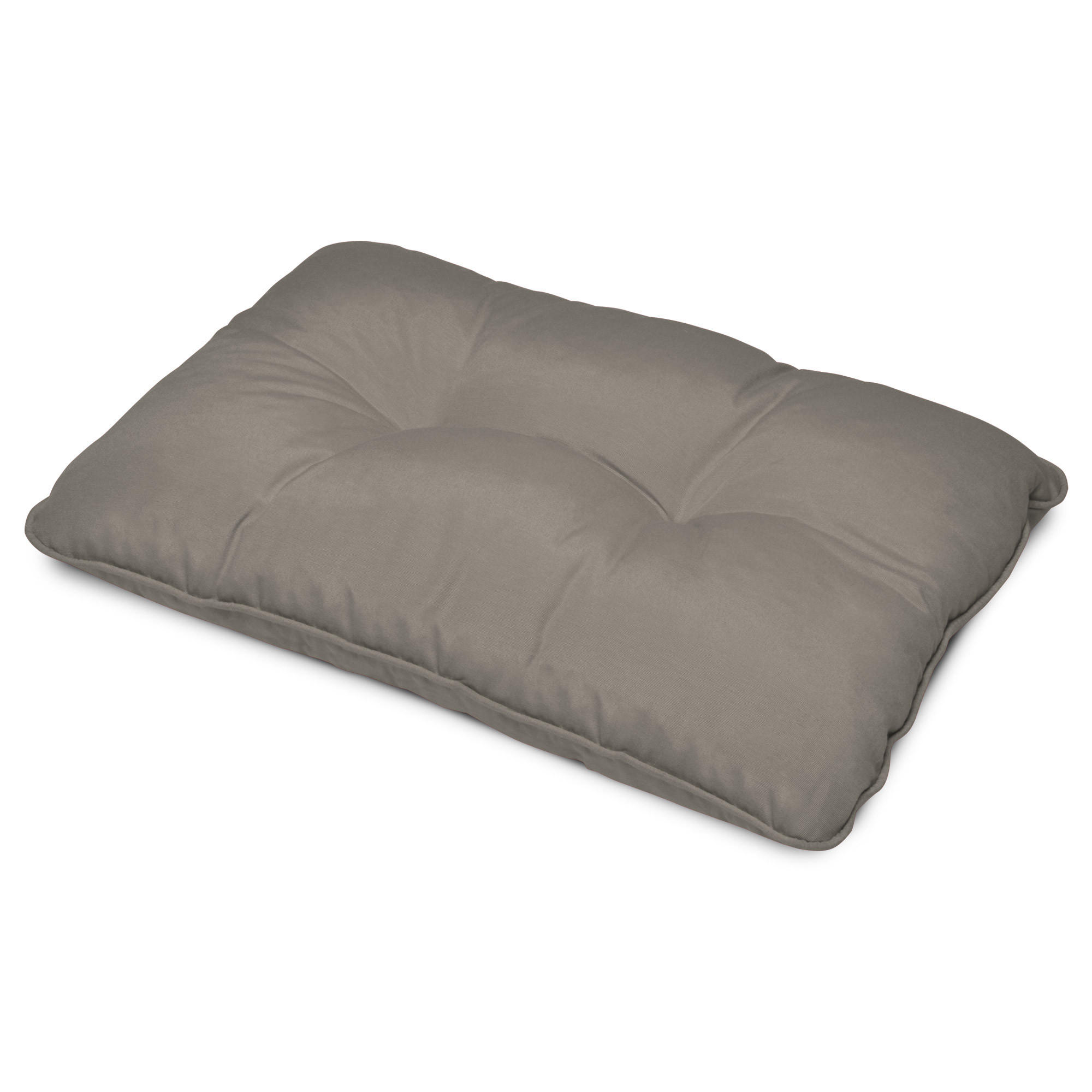 Beautissu Loungekissen Hellgrau 40x12x60 cm