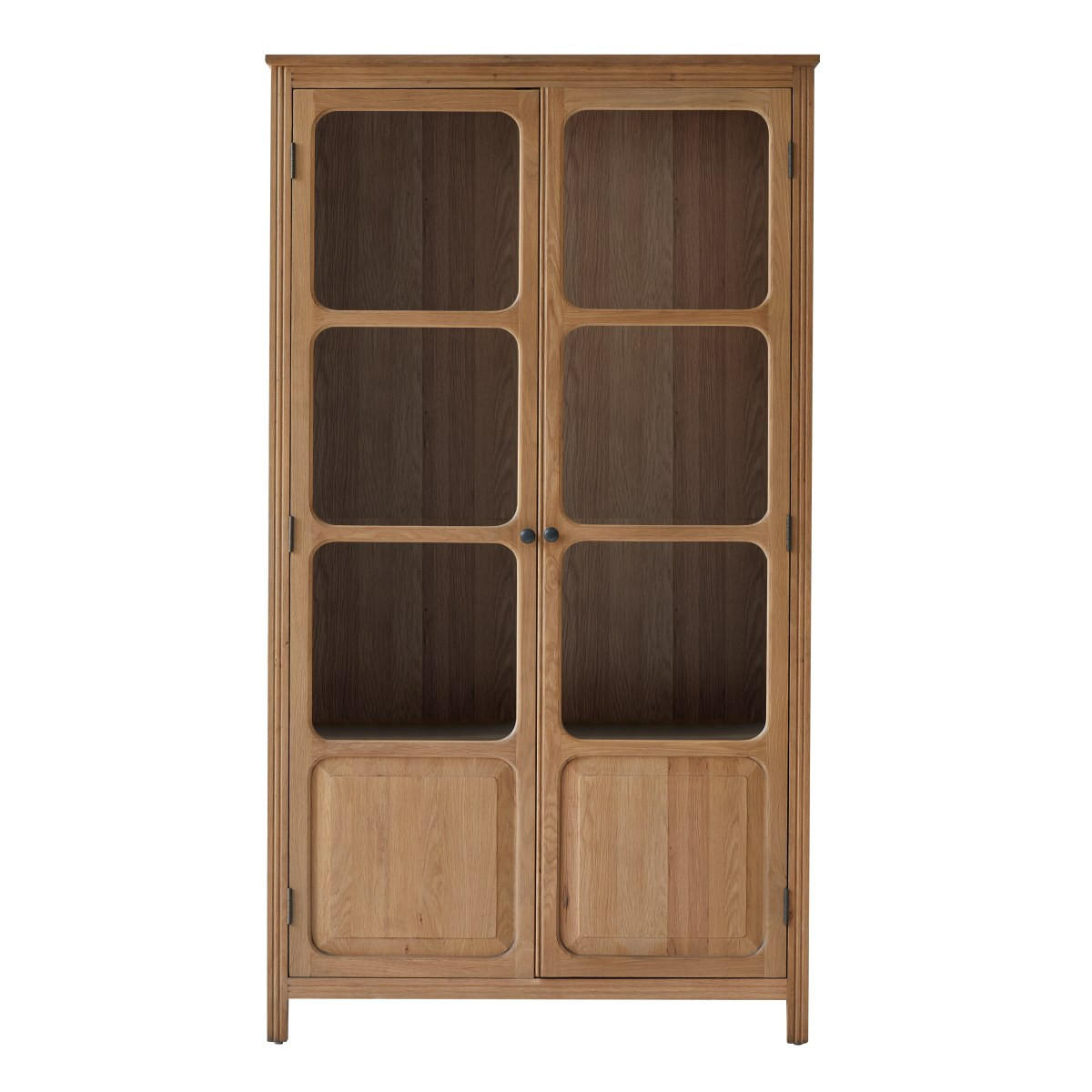 GESCHIRRSCHRANK Marthe Natur aus Eiche - Naturfarben, Holz (102/182/51cm) - Tikamoon