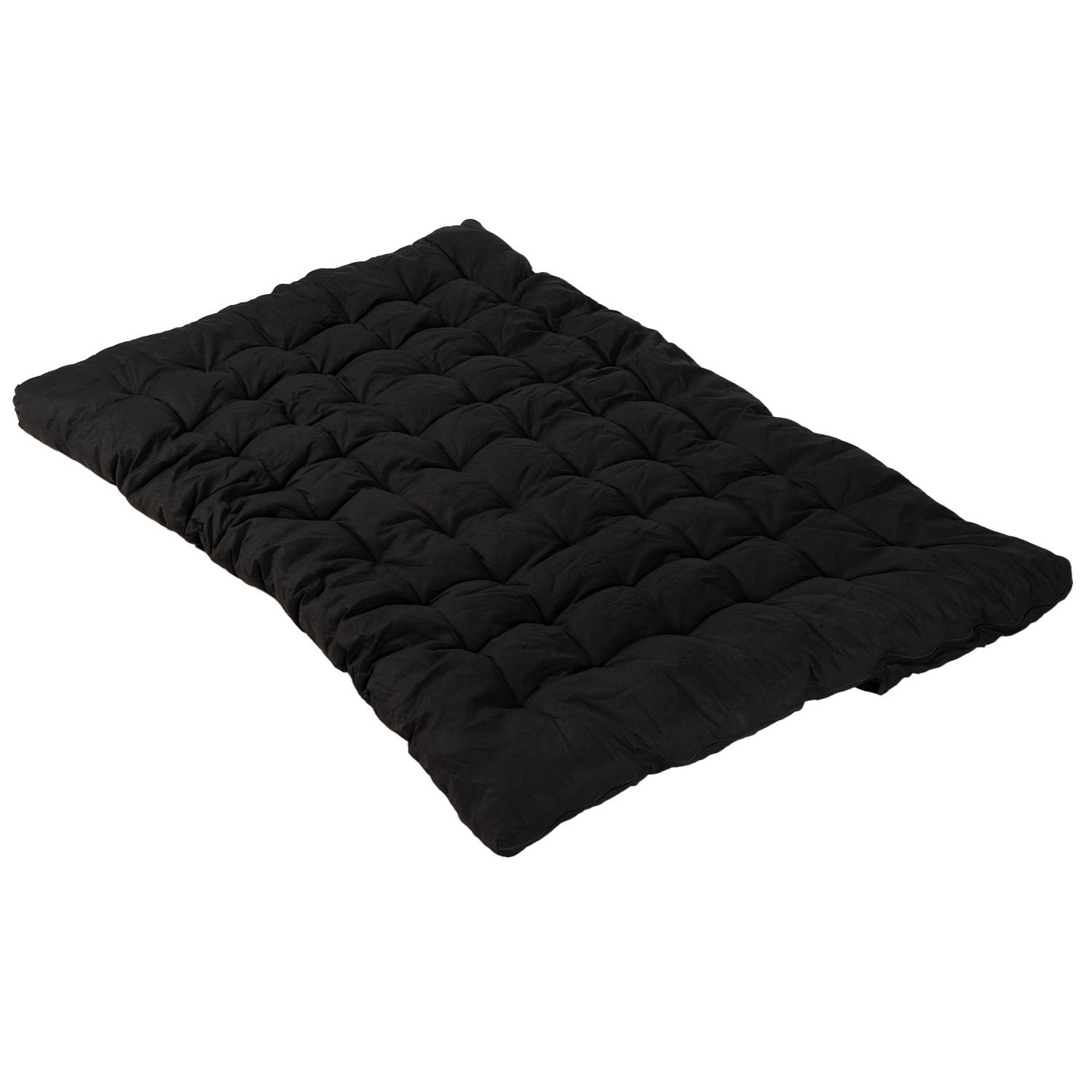 FUTON-MATRATZE faltbar, Schwarz, 135x190 cm - Schwarz, Textil (135/190cm) - Meubles Cosy