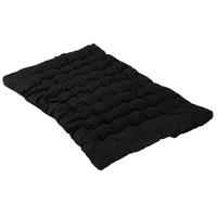 FUTON-MATRATZE faltbar, Schwarz, 135x190 cm - Schwarz, Textil (135/190cm) - Meubles Cosy