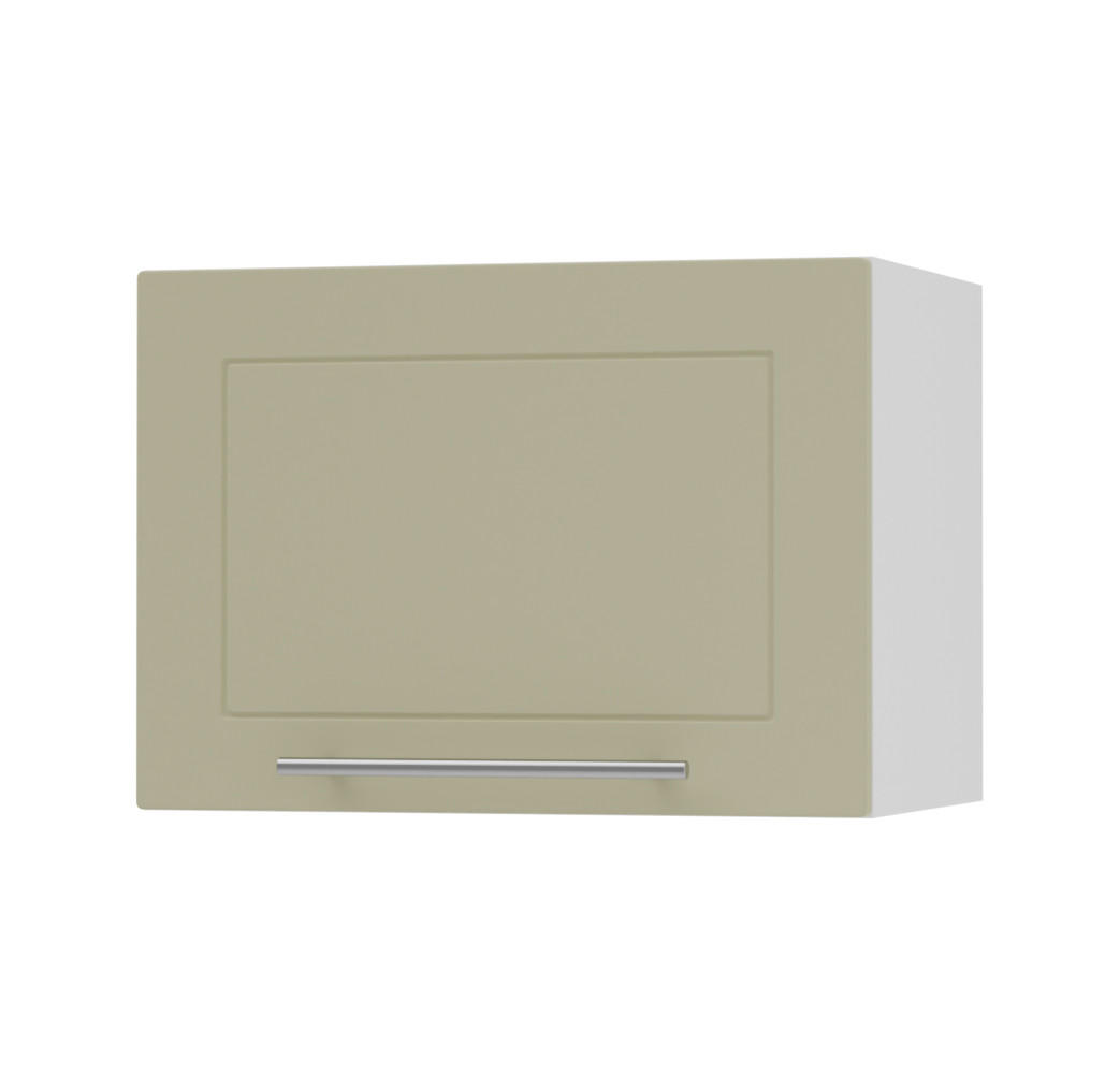 KÜCHENHÄNGESCHRANK Kvantum W4B/50 Vanille Matt / Weiß Matt 50 / 32,5 / 36cm - Creme/Weiß, Holz/Holzwerkstoff (50/36/32.5cm) - Feldmann-Wohnen